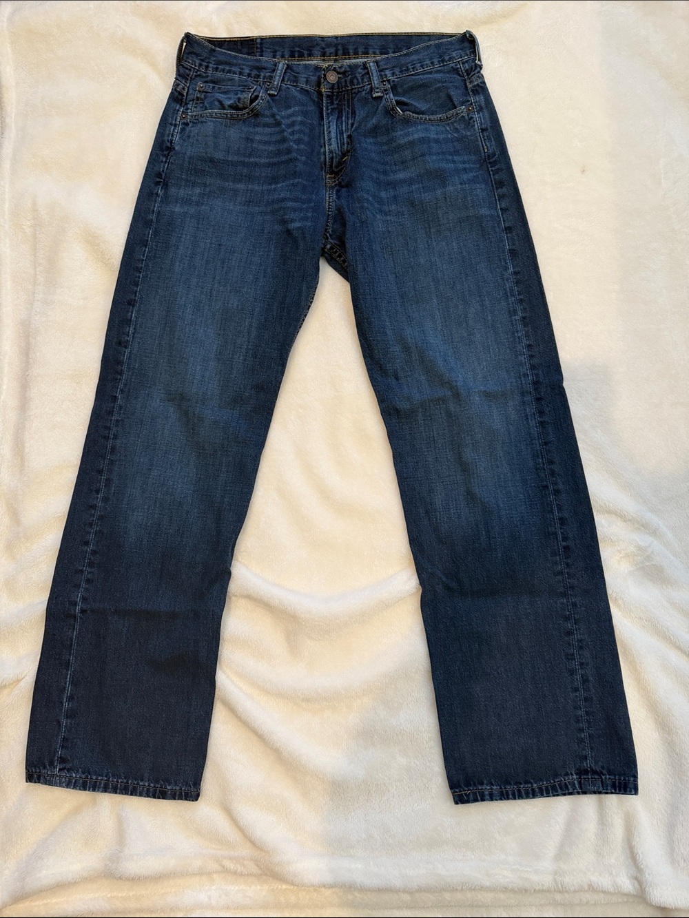 Levi's Men's #569 Loose Straight 31x32 blue jeans